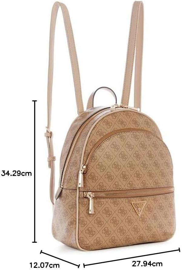 GUESS Womens Manhattan Large Backpack, Latte Logo - Image 7