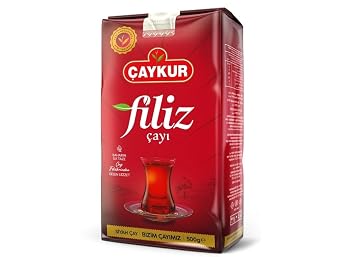 CAYKUR Filiz Black Tea, First Harvest Golden Tips, Loose Leaf Premium Tea, Best Flavor 500g / 17.6 Oz