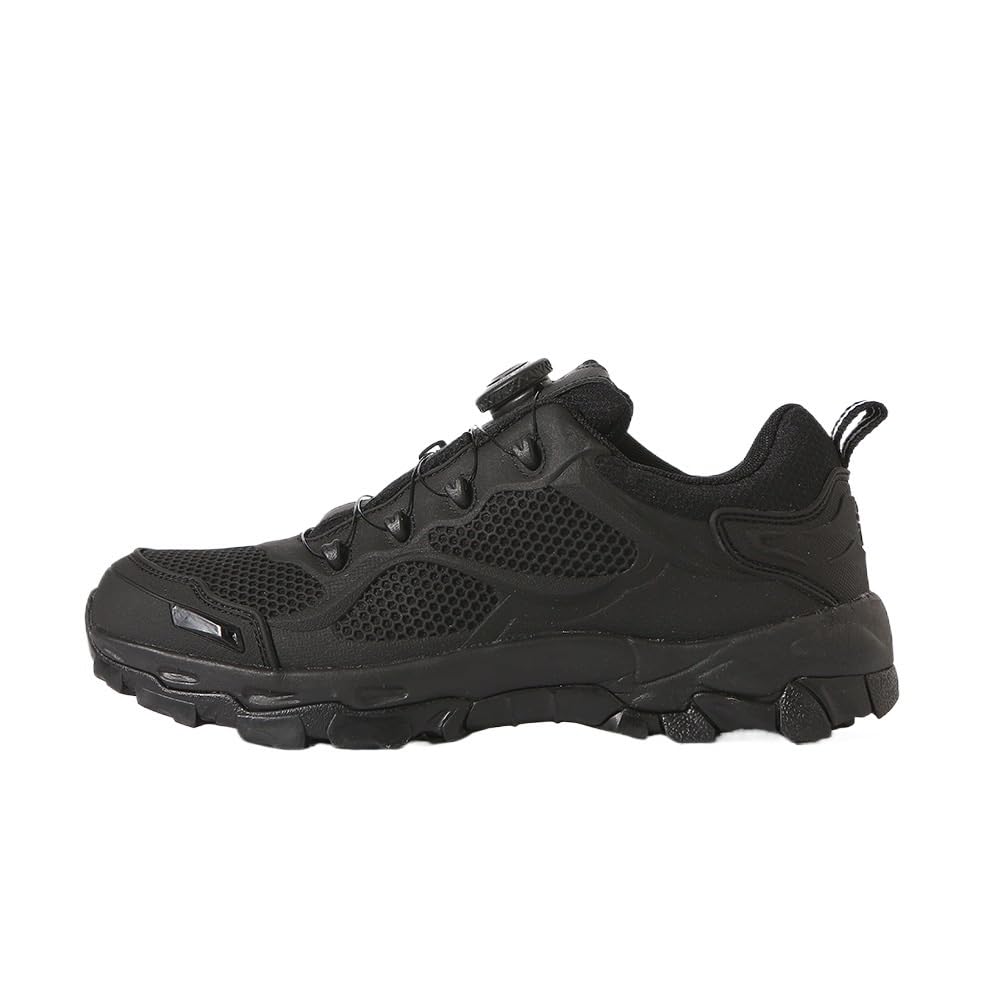 Sprzęt Outdoorowy Buty męskie oddychające sznurowane buty Outdoor Camping Piesze wycieczki Różnych Zastosowań(Black,40)
