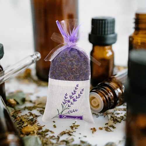 30 Bolsitas de Algodón para Aromas Lavanda miniatura 5