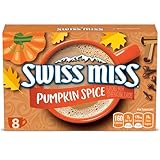 Swiss Miss Pumpkin Spice Flavored Hot Cocoa Mix, Halloween Hot Cocoa, 1.38 oz., 8-Count Envelopes