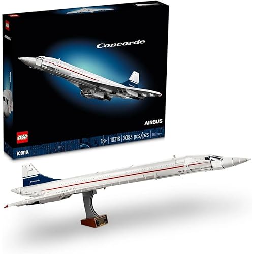 LEGO Icons Concorde Flugzeug - 2083 Teile Bauset (10318)