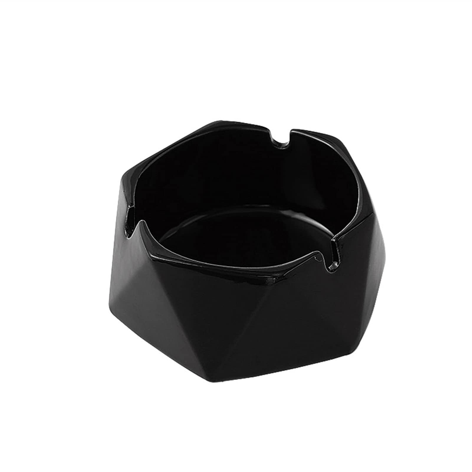 ashtray, Ceramic Without Lid Ashtray Outdoor Car Home Office Desktop Simple Decoration(A)