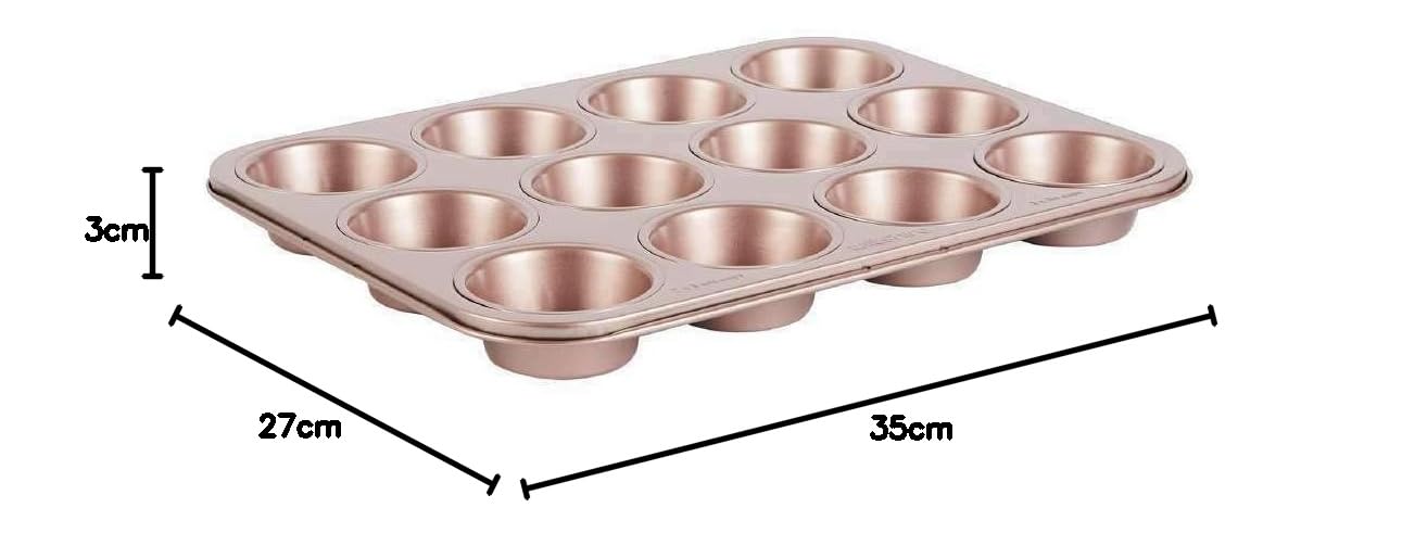 Teglia Per Muffin Westmark - 6 Stampi, Antiaderente | Acciaio Stampato A Freddo | Fino A 240°C | Colore Antracite - Foto 13