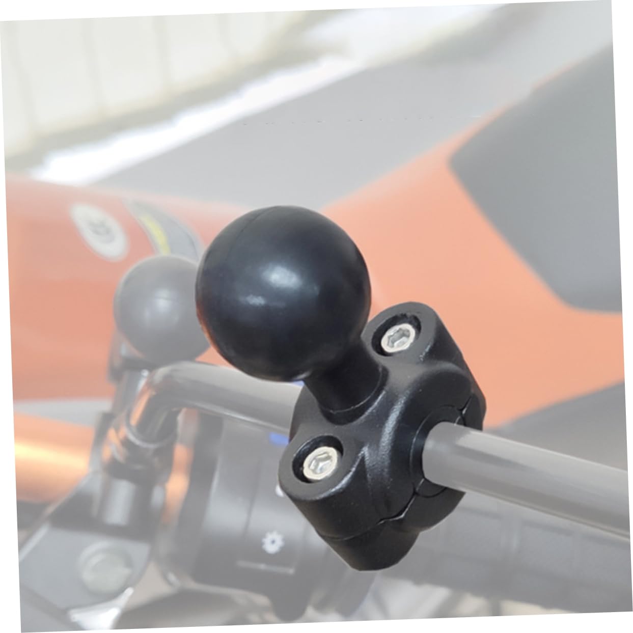 INOOMP 2pezzi Supporto Multifunzionale Per Cellulare Da Porta Gps Per Manubrio Montaggio Facile Design e Sicuro Nero
