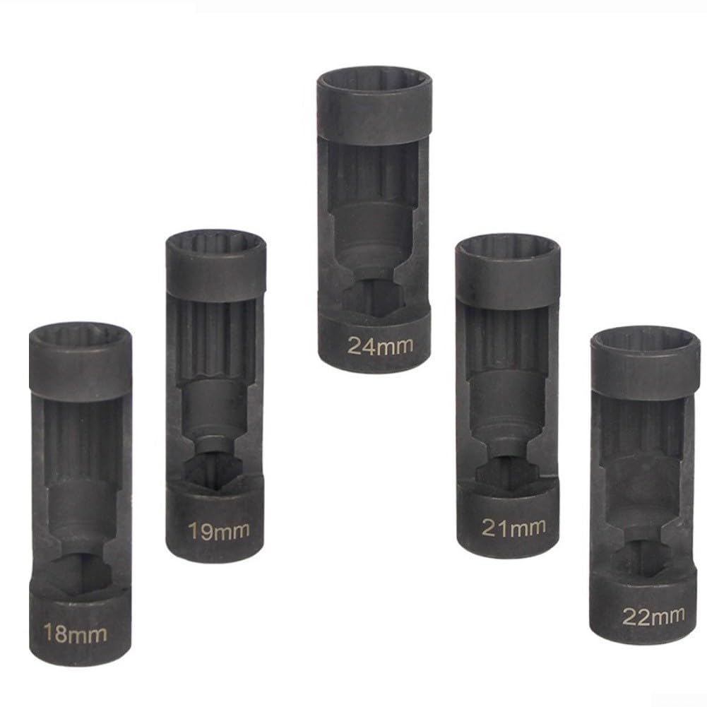 Set 5 Bocas Estruturas 18-24mm para acero Vanadio Cromo Set 5