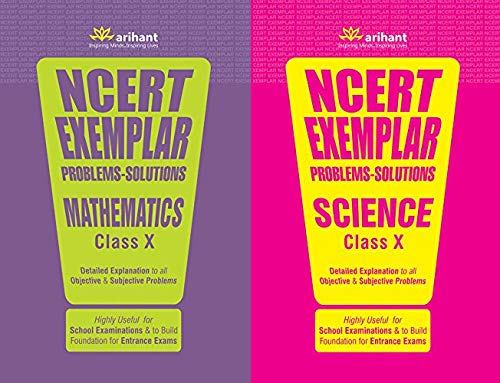 Arihant Books (SM)CBSE NCERT Examplar Maths & Science Class 10 Set of 2 Books