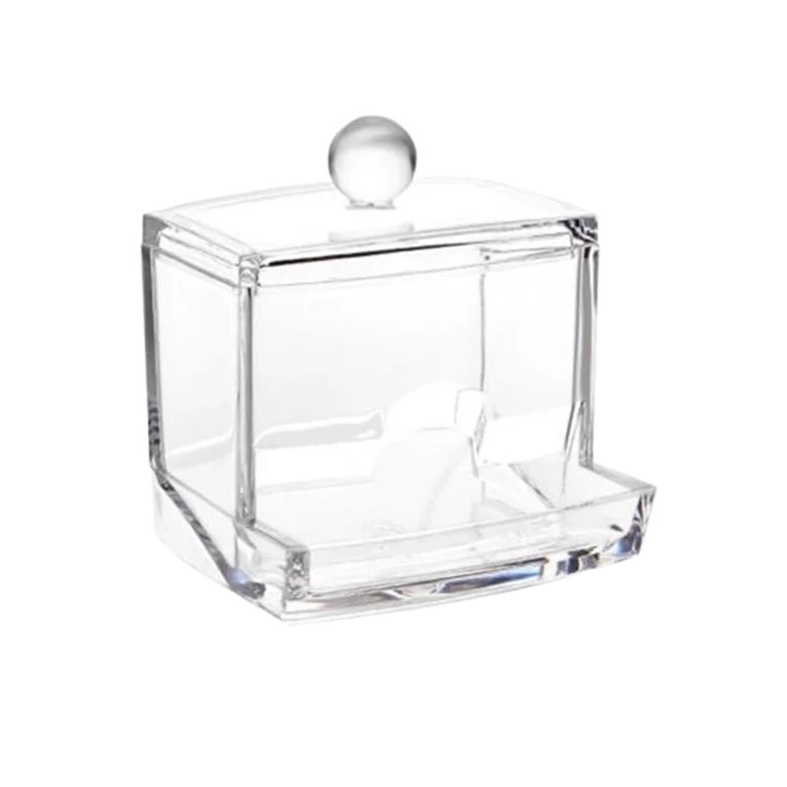 QuxetlRyz Cotton Swab Box Case Makeup Storage Organizer Holder (without) Cotton Buds Holder