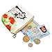 Women and Girls Cute Fashion Coin Purse Wallet Bag Change Pouch Key Holder (Flower and Dog)