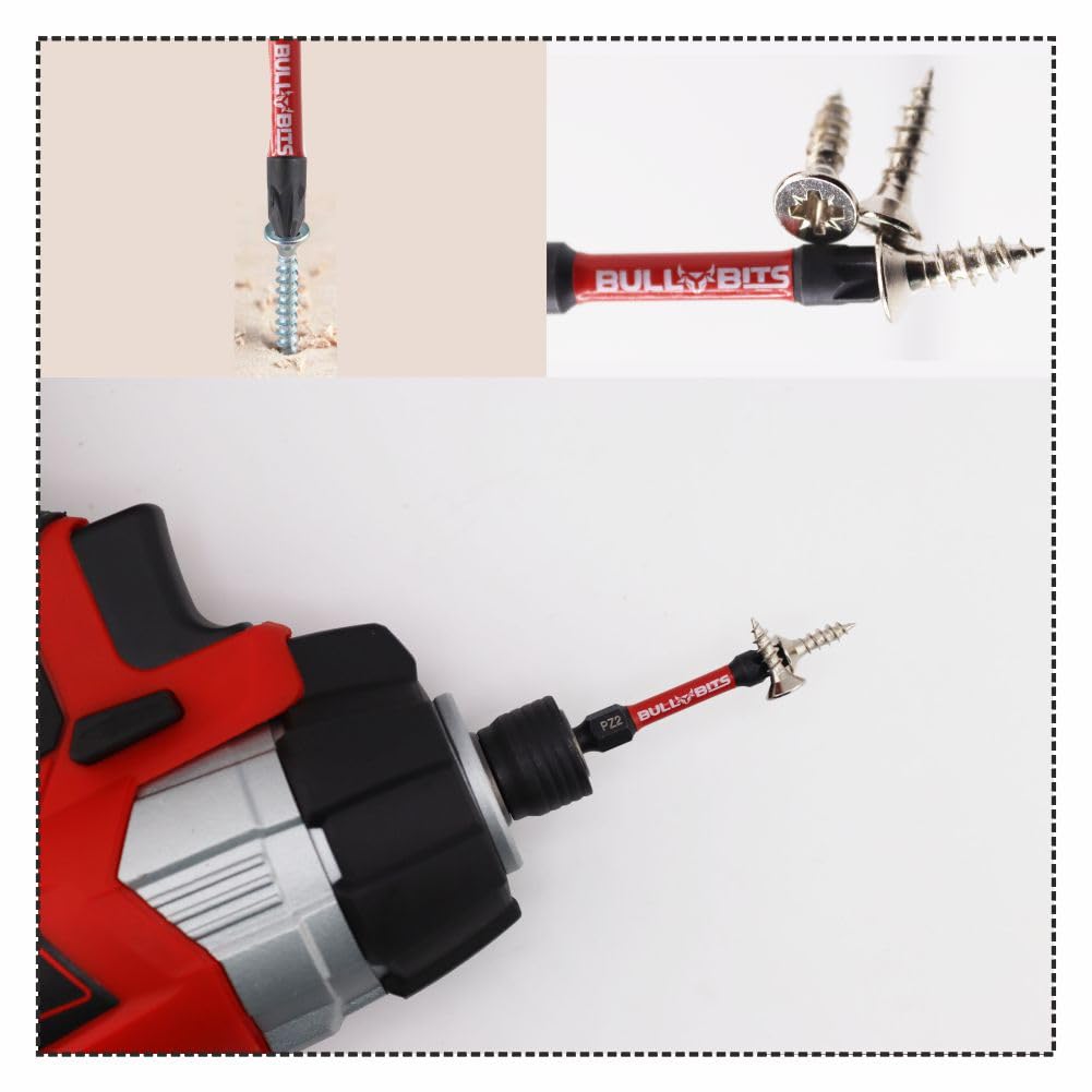 Punte Trapano Impatto Punte Per Trapano A Impatto Da 50 Mm PZ3 Bull Bit - Per Avvitatori Milwaukee, DeWalt E Altri Punta PZ3 50mm Per Avvitatore