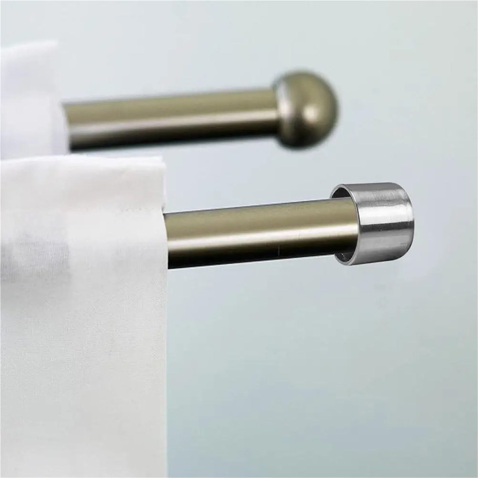 Lot de 6 embouts de tringle à rideaux en alliage métallique - Embouts décoratifs de fenêtre pour décoration de rideaux