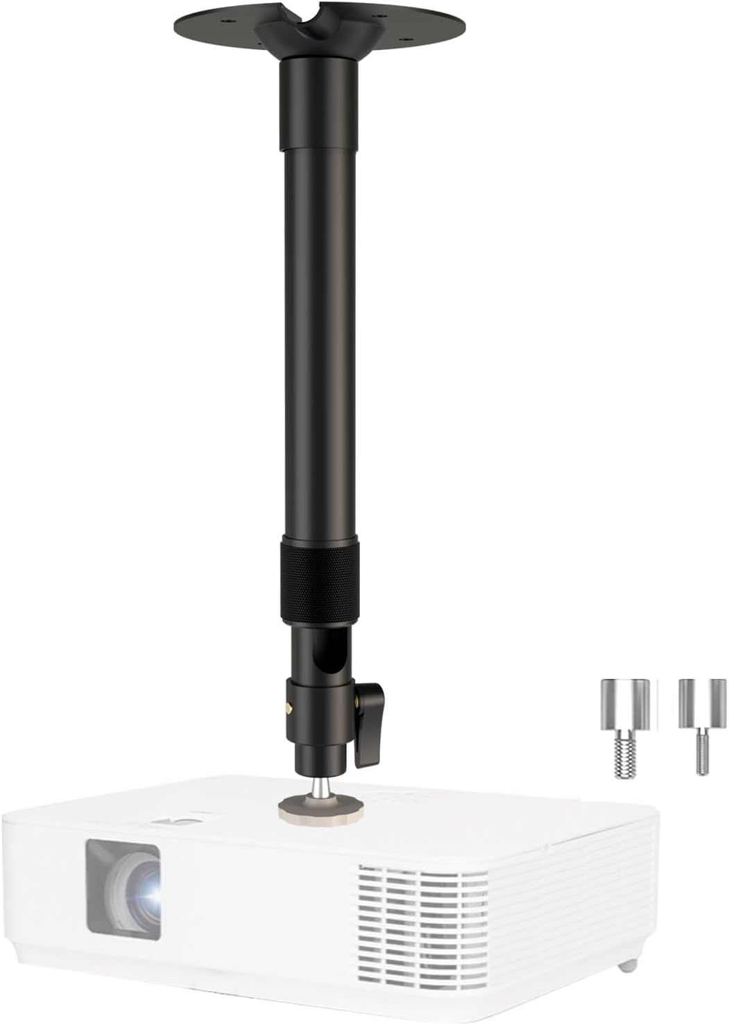 Drsn Universal Ceiling Mount with Tray, 11.422 inches Adjustable, No Hole