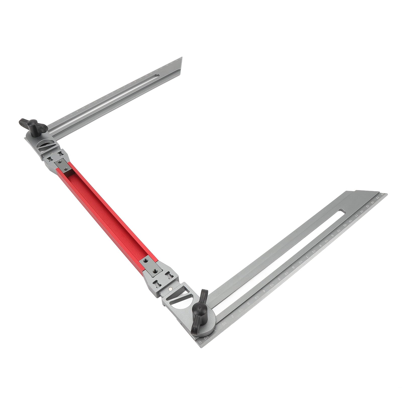 Outil de Mesure de Profil d'Escalier, Mètre de Marche en Acier Solide, Gabarit de Mesure pour Traçage et Menuiserie