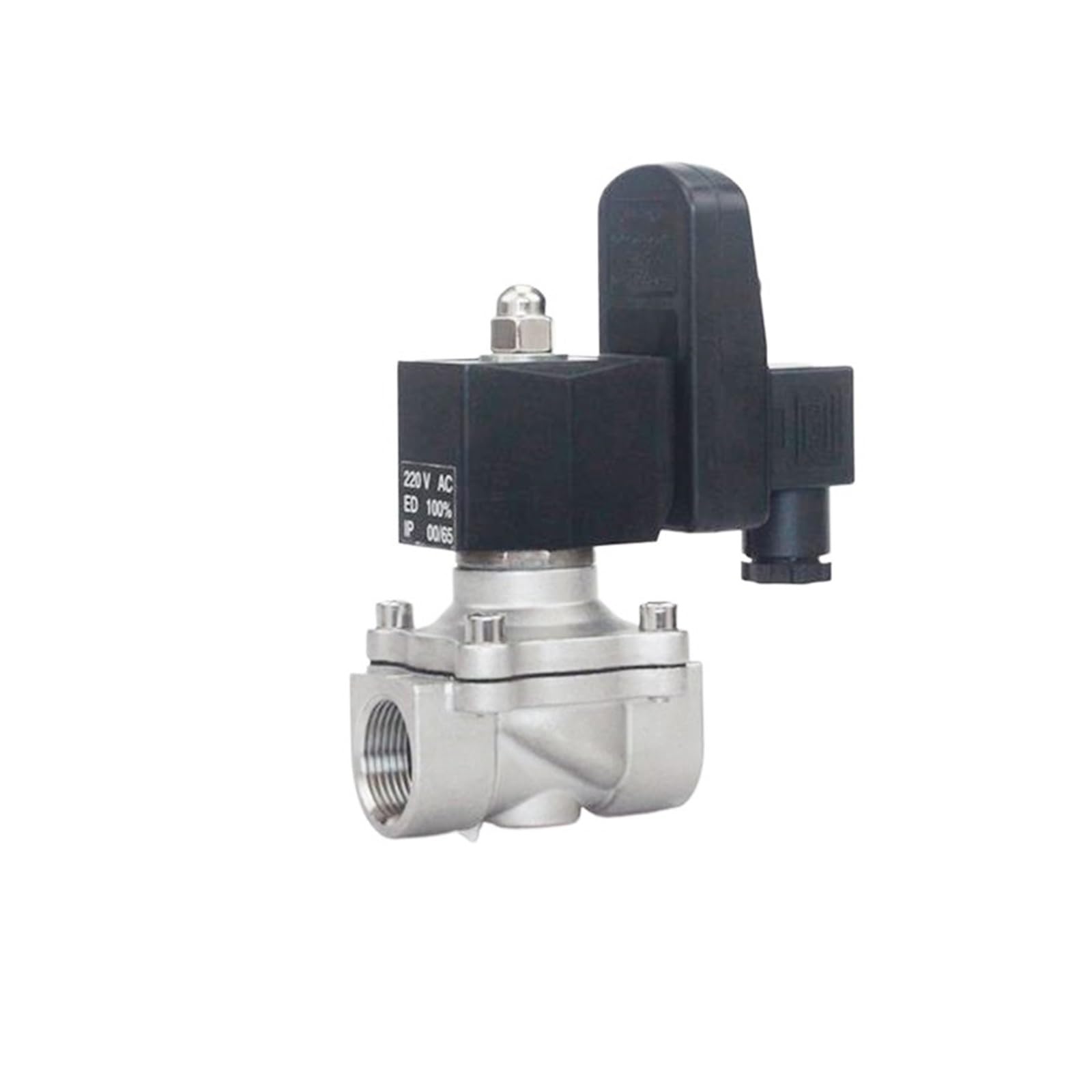 Électrovanne 220v basse pression à gravité zéro bar avec joint EPDM