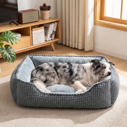 JOEJOY Hundebett Mittelgroße Hunde, Hundekorb Waschbar, 76x61x23cm
