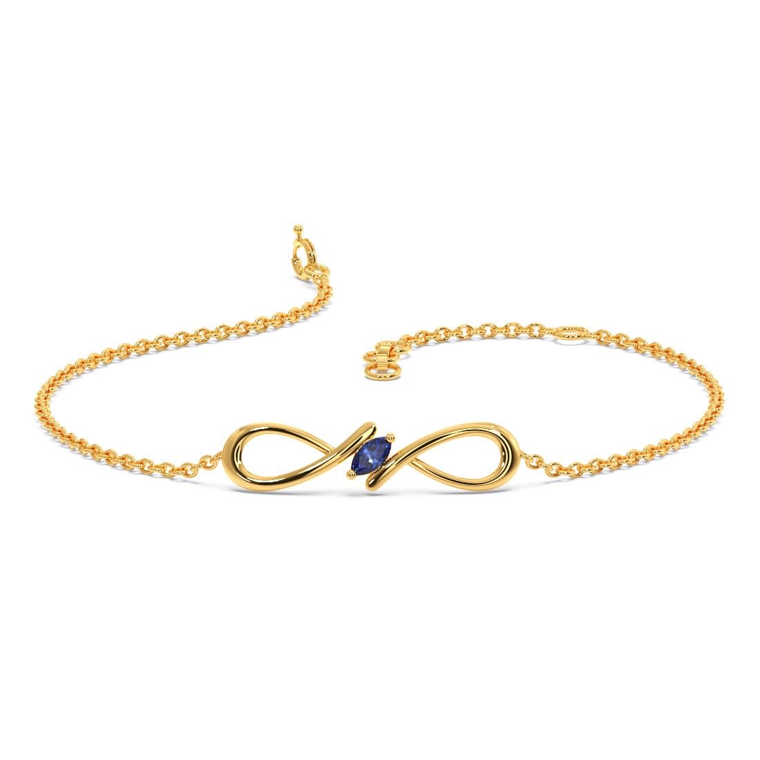 CANDERE - A Kalyan Jewellers Company BIS Hallmark 18k (750) Yellow Gold Bracelet for Women (B0CNS21SXF) Amazon Price History, Amazon Price Tracker