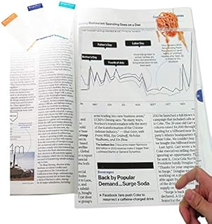 (2 Pack) MagniPros Large Full Page 3X Magnifier Premium Magnifying Sheet Fresnel Lens 7.5