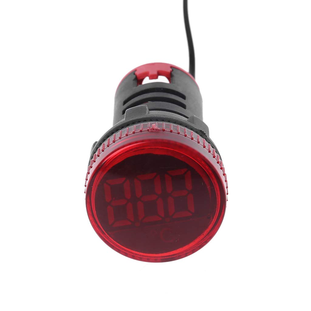 22mm AC 50-380V Thermometer Indicator Light LED Di... - Vicedeal