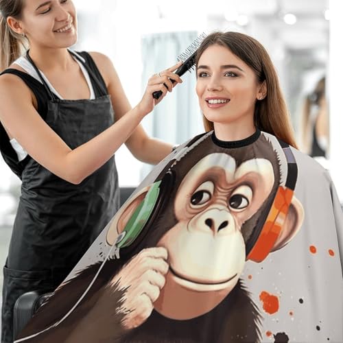 Capa de corte Music Monkey para adultos unisex miniatura 5