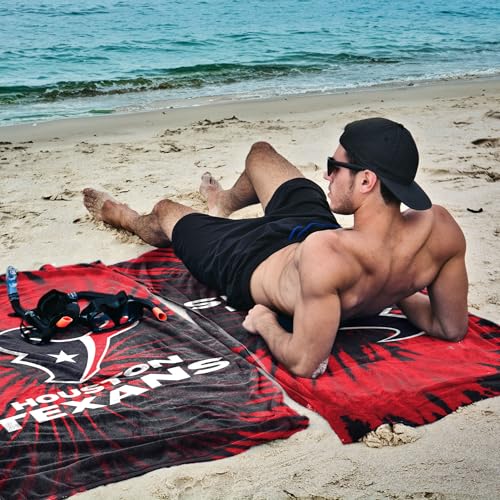 Image of Psychedelic NFL Beach Towel 30x60 Inches by Northwest