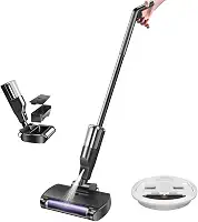 Limpador de Piso, Vassoura Eletrica Sem Fio, Limpadora de Piso Sem Fio, Esfregona Elétrica Autolimpante, Esfregão Multifuncional