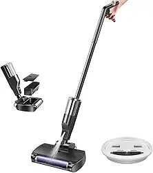 Limpador de Piso, Vassoura Eletrica Sem Fio, Limpadora de Piso Sem Fio, Esfregona Elétrica Autolimpante, Esfregão Multifuncional