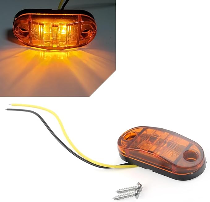 Bacar 2 SMD LED Side Marker Light Trailer Identification