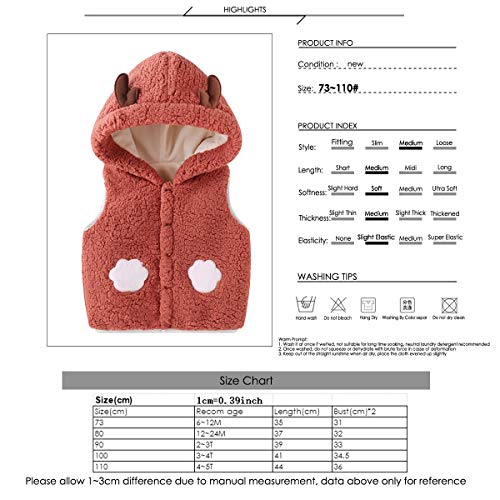 image for Haokaini Baby Toddler Sleeveless Vest Coat Children Fall Winter Warm H
