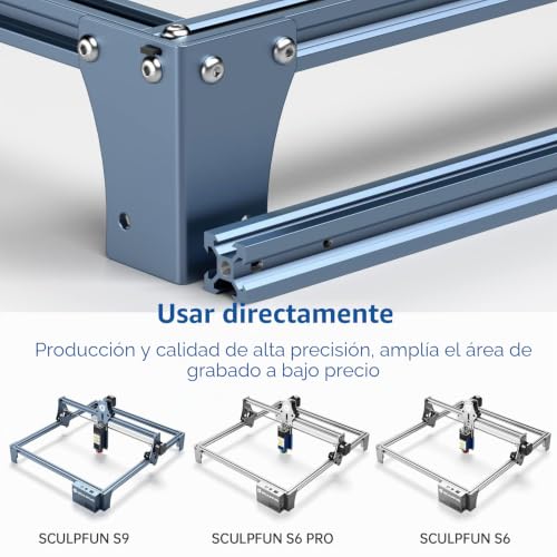 Miniatura 6 de Sculpfun S9 Expansión, Kit De Expansión Del Eje Y, Kit De Expansión Del Área De Grabado Para Grabadores Láser Sculpfun S9 S6pro, Amplía El Área De Grabado Enorme A 405 X 945 Mm