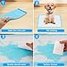 Foymlon 100 Stück Welpen Unterlagen, 33 x 45 cm PIPI Matten für Hunde, Puppy Pads mit 6 Schichten Design, Schnell Trocknen und Feuchtigkeit Absorbieren, Geeignet für Hunde, Katzen und Schweine