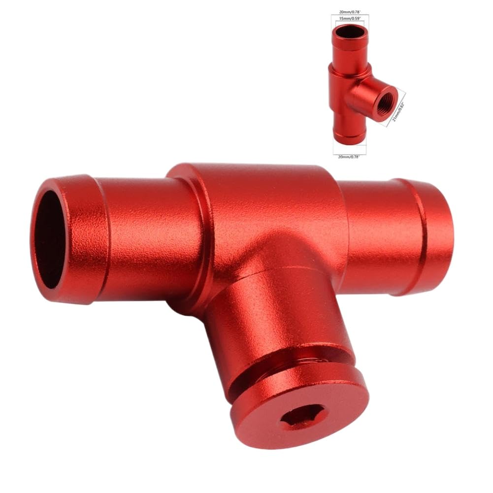 Vapwfdnae Onecolor Aluminum Heater Hose Connector Compatible With 350Z 2003–2008 Q45 2003–2007 G35 2003–2010 M35 M45 M56 Fx35 Qx50 Qx70
