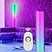 Produktbild VISDANFO schwarze Stehleuchte EckStehleuchte RGB-Lampe Farbwechsel moderne Stehleuchte dimmbare LED 145CM Hohe Stehleuchte mit Fernbedienung, Metall Stehleuchte 20W