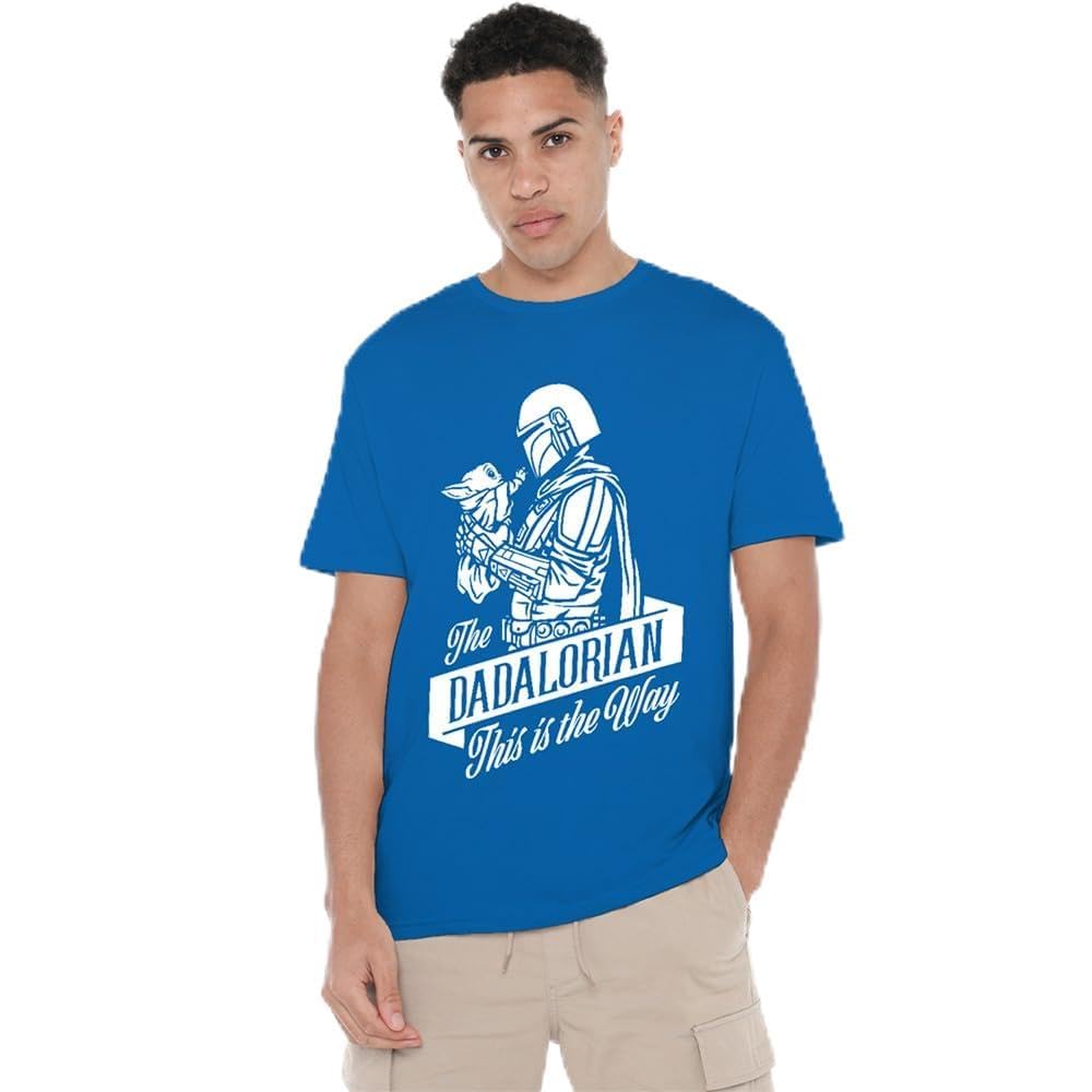 Star Wars Father's Day The Dadalorian Mandalorian Unisex T Shirt, Royal, XXX-Large