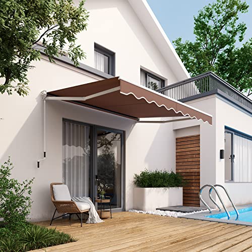 Tangkula-10-x-82-Ft-Retractable-Awning-Aluminum-Patio-Sun-Shade-wCrank-Handle-and-Water-Resistant-Polyester-Outdoor-Manual-Retractable-Awning-Cover-Shelter Tangkula 10 x 82 Ft Retractable Awning Aluminum Patio Sun Shade wCrank Handle and Water Resistant Polyester Outdoor Manual Retractable Awning Cover Shelter