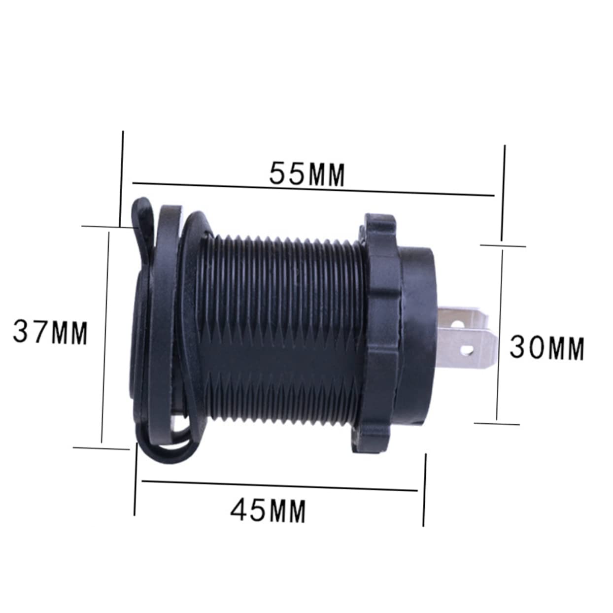 Anneome Caricabatterie Per Auto Usb Doppio Da 3 Pezzi 5v 31a Per Veicoli Da 12-24v Adatto Per Telefoni Cellulari E Tablet Marini