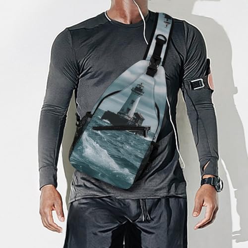 Bolso tipo Sling Ocean para hombro y pecho miniatura 7