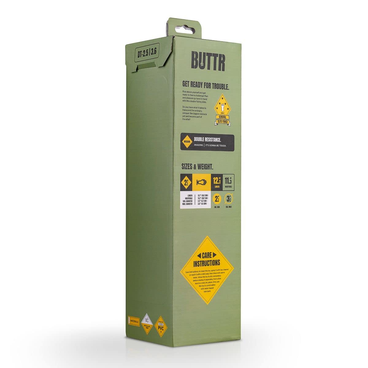 BUTTR Problema doble consolador Puño. 1290 g