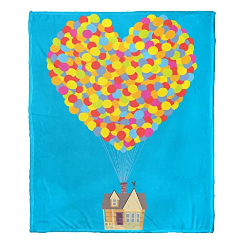 Northwest Up Silk Touch Throw Blanket, 50" x 60", Balloon Heart