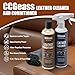 Leather Cleaner and Conditioner Kit – 2×16oz | Leather Cleaner for Car Seats, Furniture, Couches, Shoes & Boots | pH-Balanced, Non-Greasy, Restores & Protects All Leather