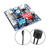 Hailege DC 12V 5A PWM PC CPU Fan Temperature Control Speed Controller Board Speed Controller Temperature Probe Buzzle