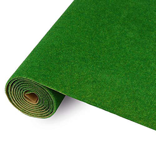 Evemodel 100 * 41 cm Grasmatte- Landschaftsbau Farblich Sortiert Wiesen Matte, Modelleisenbahnrasen Rasenmatte Grasmatte…