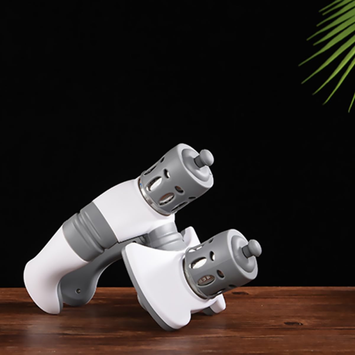 FRCOLOR 2 Stk Ai-Halsinstrument Nackendehner Massagegerät Haken tragbar Rebreather auslösen heizlùfter massagegurt Nackenpflege Halswirbel Moxibustion Instrument Rostfreier Stahl Weiß
