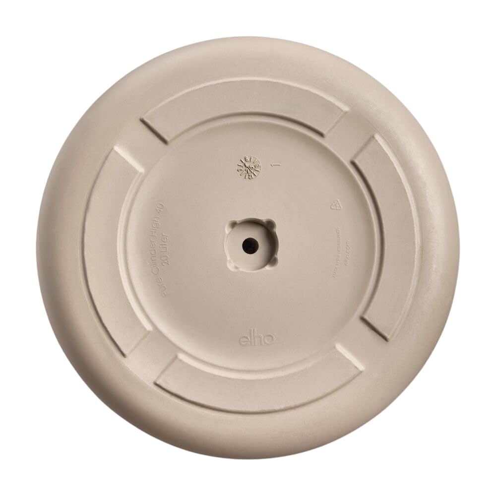 Elho Pure Cilinder High 40 Pot de Fleur - Balanced Beige | Ø 39.5 x H 72.7 cm | Convient à une Utilisation Extérieure