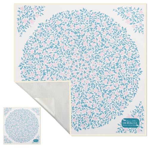 保冷風呂敷 巻くだけクロス くっつく布 横55×縦55cm お弁当包み 風呂敷 ‌ショッピングバッグとして 弁当箱 化粧品 肉 刺身 アイスクリーム ペットボトルを包む 冷たいままのに使用できます 折り畳み [ピンクテーブル柄]