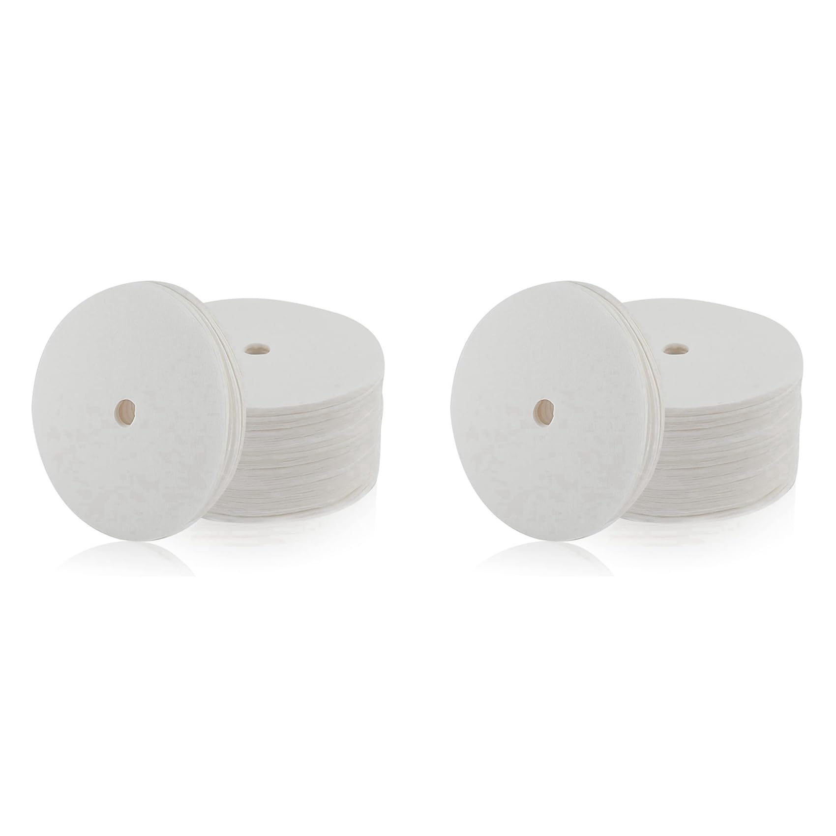 Hndhbfgrt 800Pcs Unbleached Percolator Coffee Filters, 3.75In Disposable Coffee Paper Filter, Disc Coffee Filters White