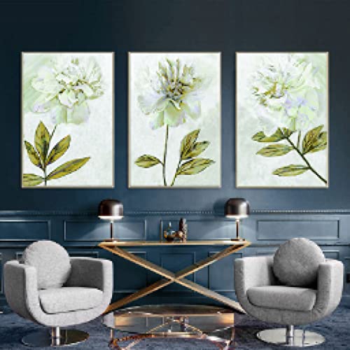 Toile Murale Peinture Abstraite Rose pour Décoration Salon