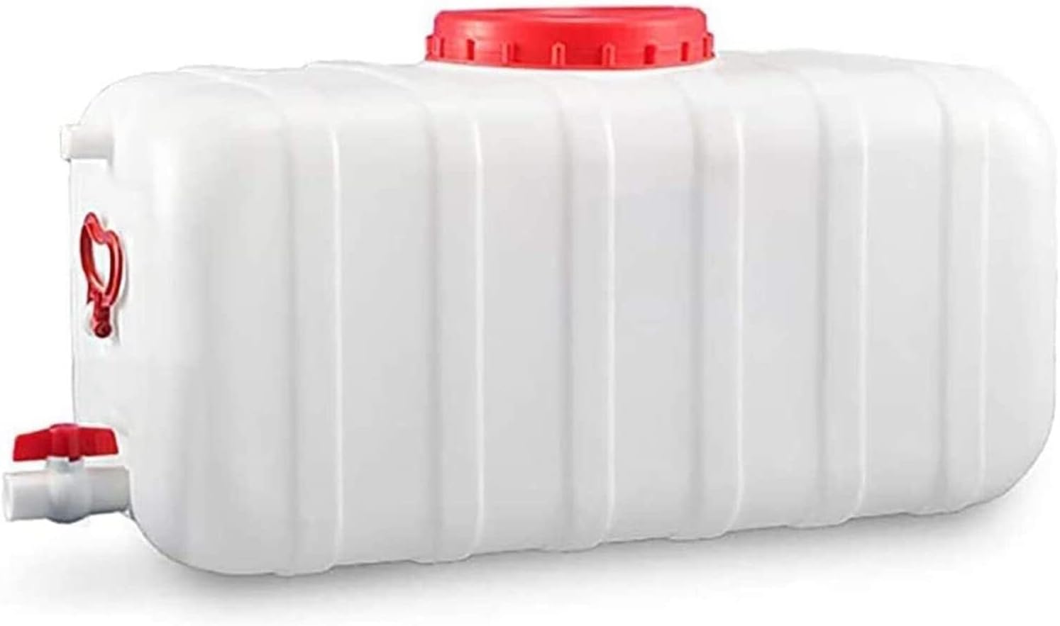 Portable Water Tank 20L with Strong Sealing Valves & Handle - Easy Transport, Durable Design for Outdoor Activities, Camping, Hiking, Emergency Water Storage