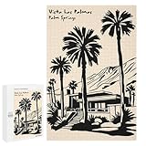 【Une pièce mémorable】 : faites plaisir et défiez votre famille et vos amis en reconstituant cet incroyable puzzle de Vista Las Palmas Palm Springs Illustration 1000 PCS. Ramenez à la maison des heures de plaisir et de divertissement que tout le monde appréciera.
