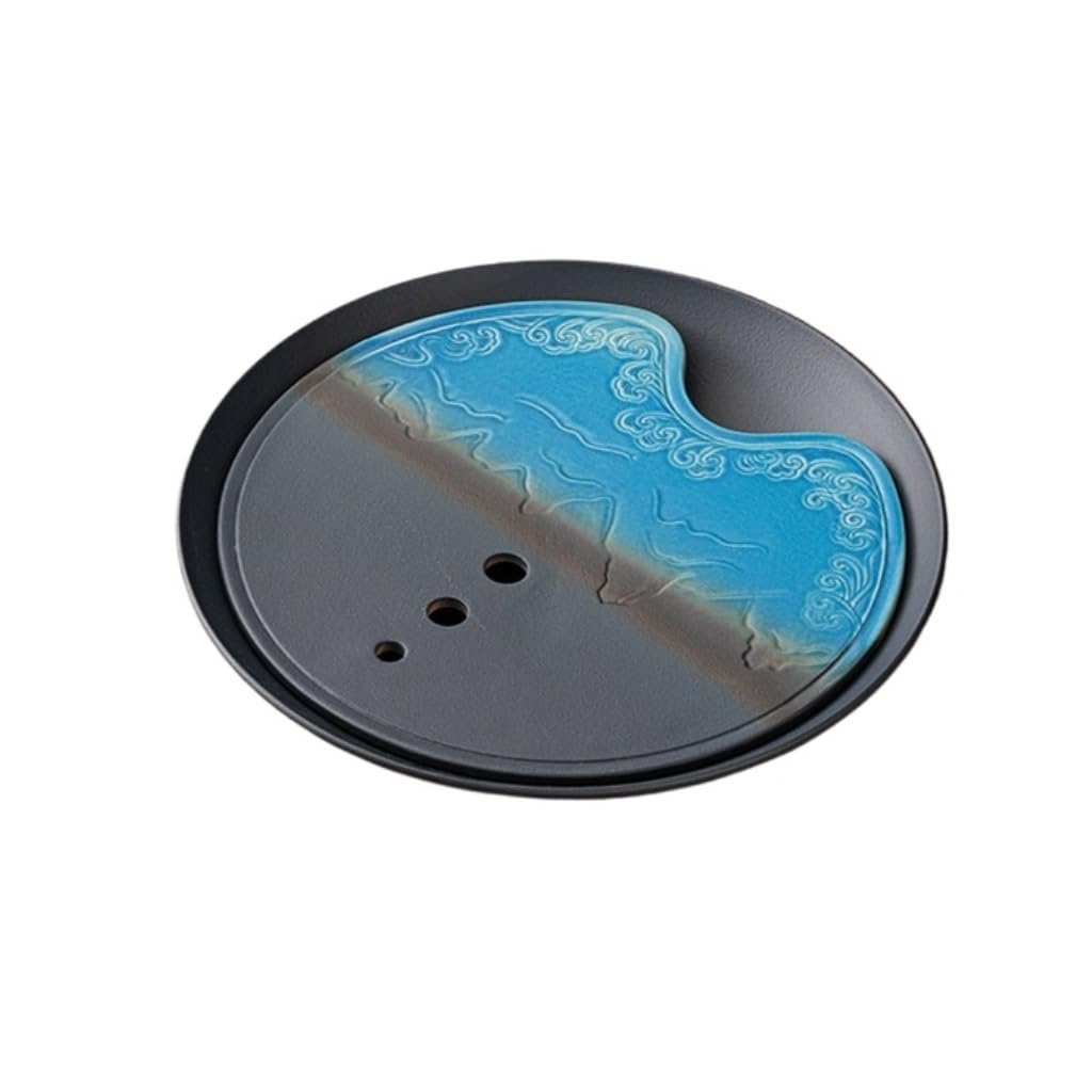 Plateau pour tasses de thé ménagers résolvant les fuites d'eau avec élégance