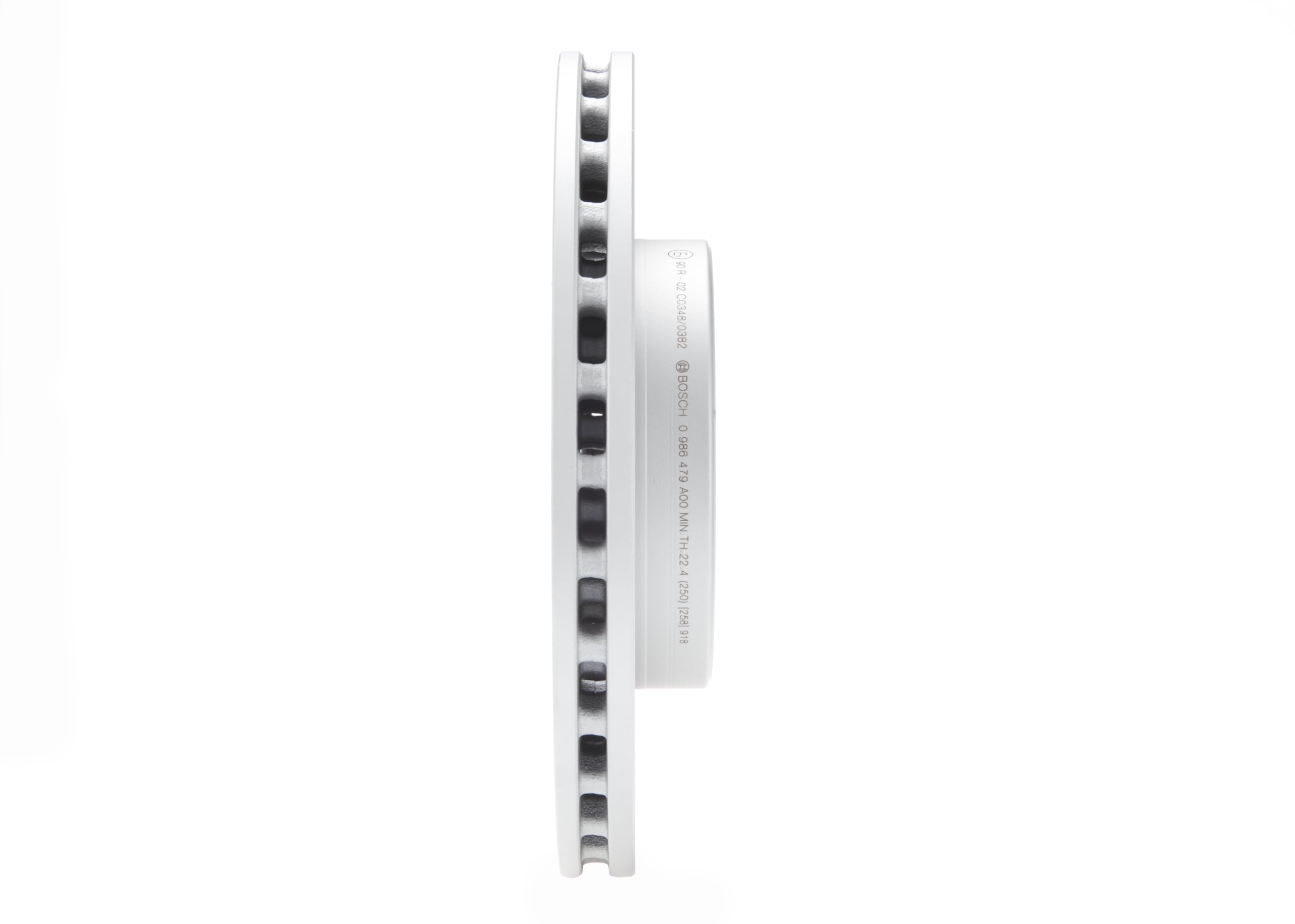 BOSCH Set Dischi Freno BD1687 - Dischi Freno Solidi di 280mm - Asse Anteriore - Conformi al regolamento ECE-R90 - Lunga Durata, Anticorrosione Avanzata - 2 Dischi